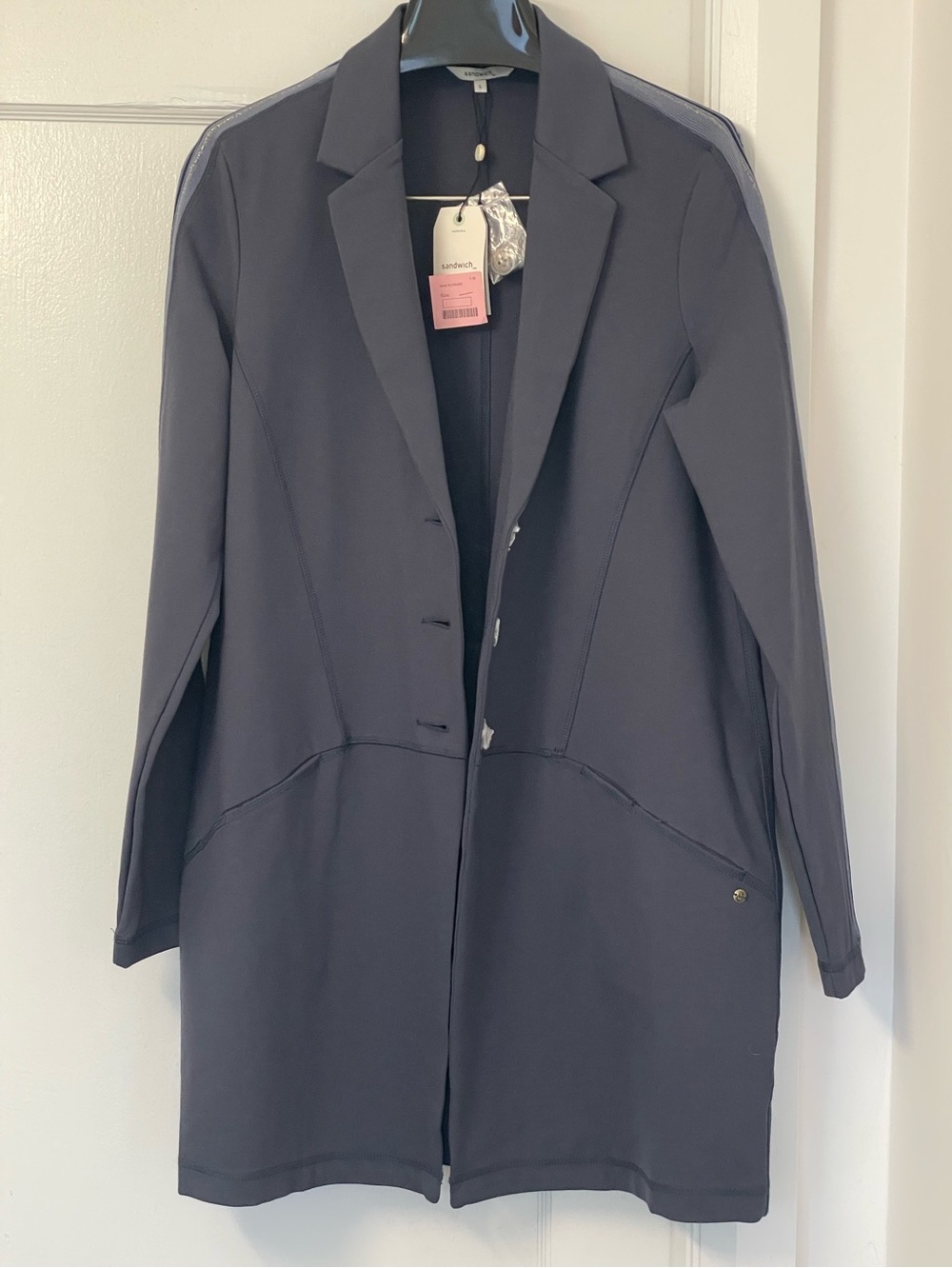 NWT Women’s Long Blazer Coat — Navy
